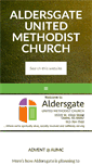 Mobile Screenshot of aldersgateumc-ks.org